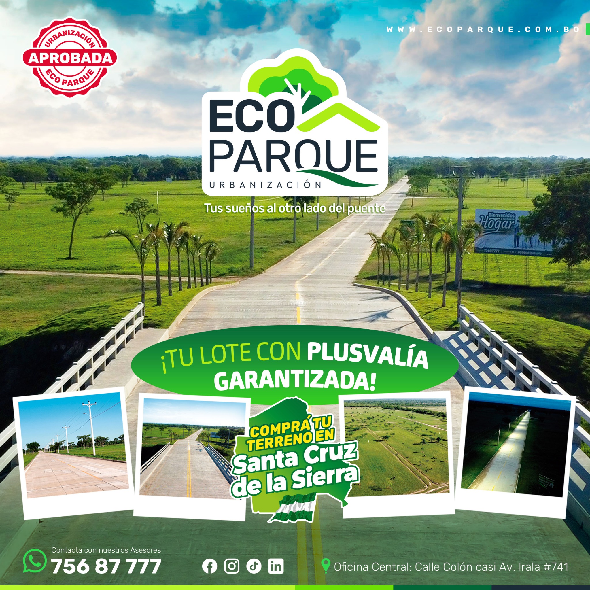 Eco Parque Facebook ad: Tu lote con ๐๐๐๐๐๐๐ร๐ ๐๐๐๐๐๐๐๐๐๐๐