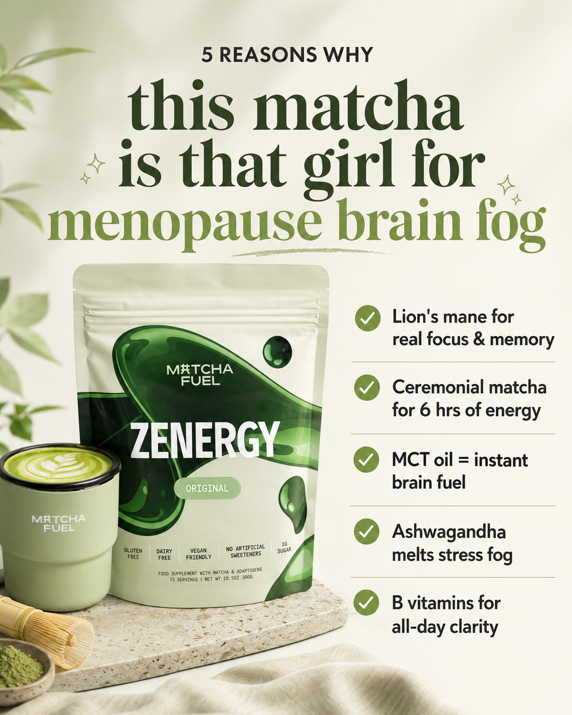 Matcha Fuel Facebook ad