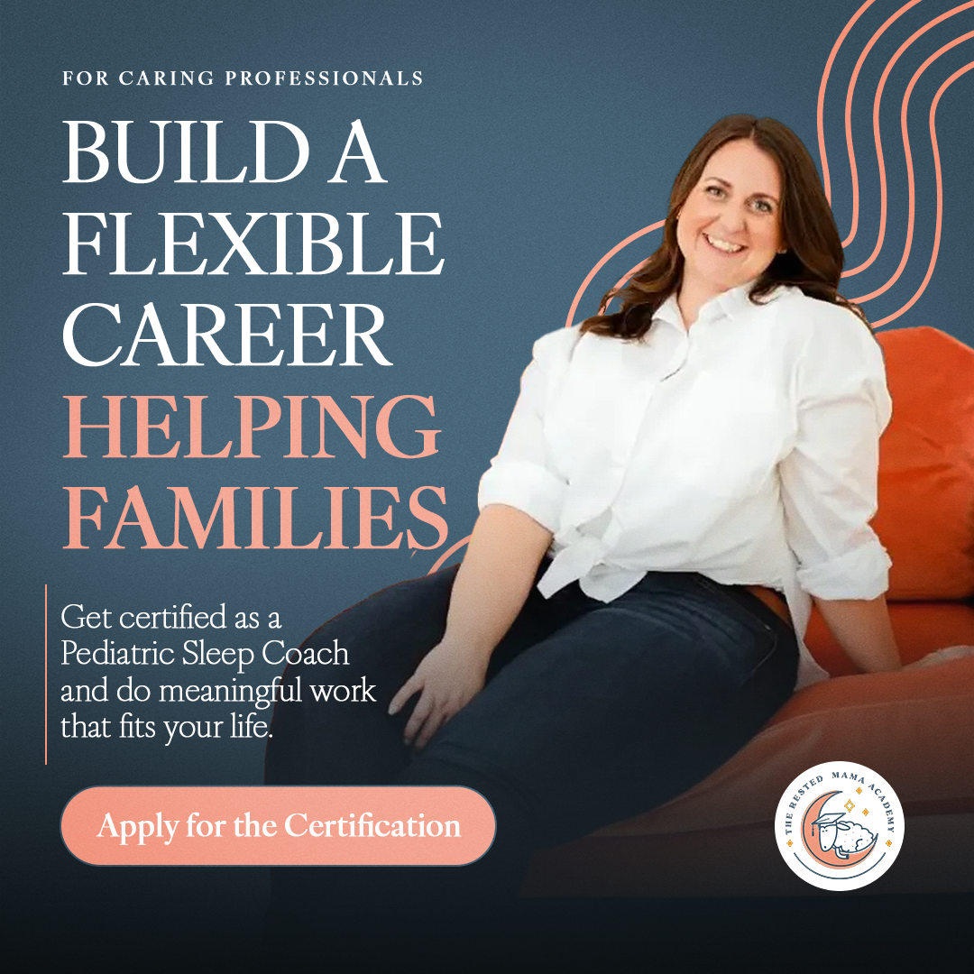 Rested Mama Academy - Pediatric Sleep Certification Facebook ad