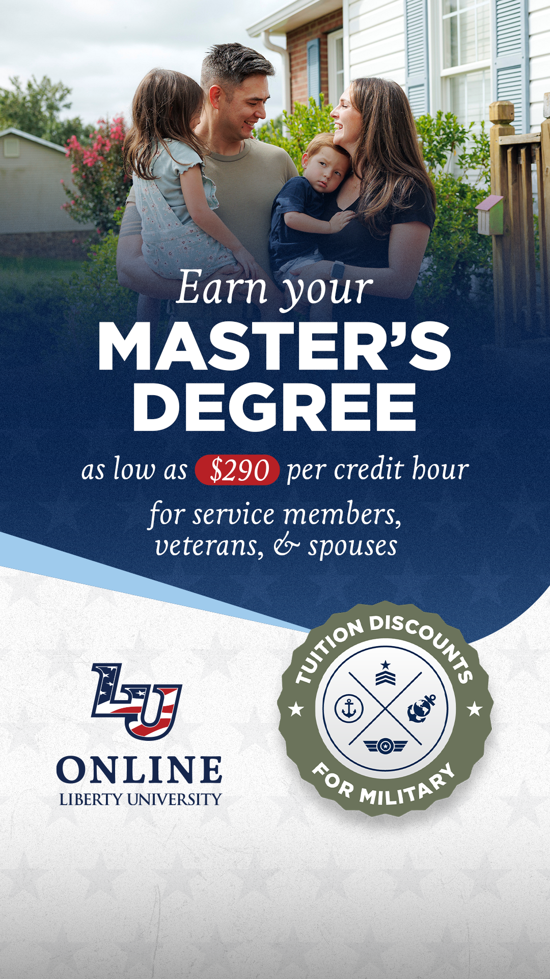 Liberty University Online Programs Facebook ad