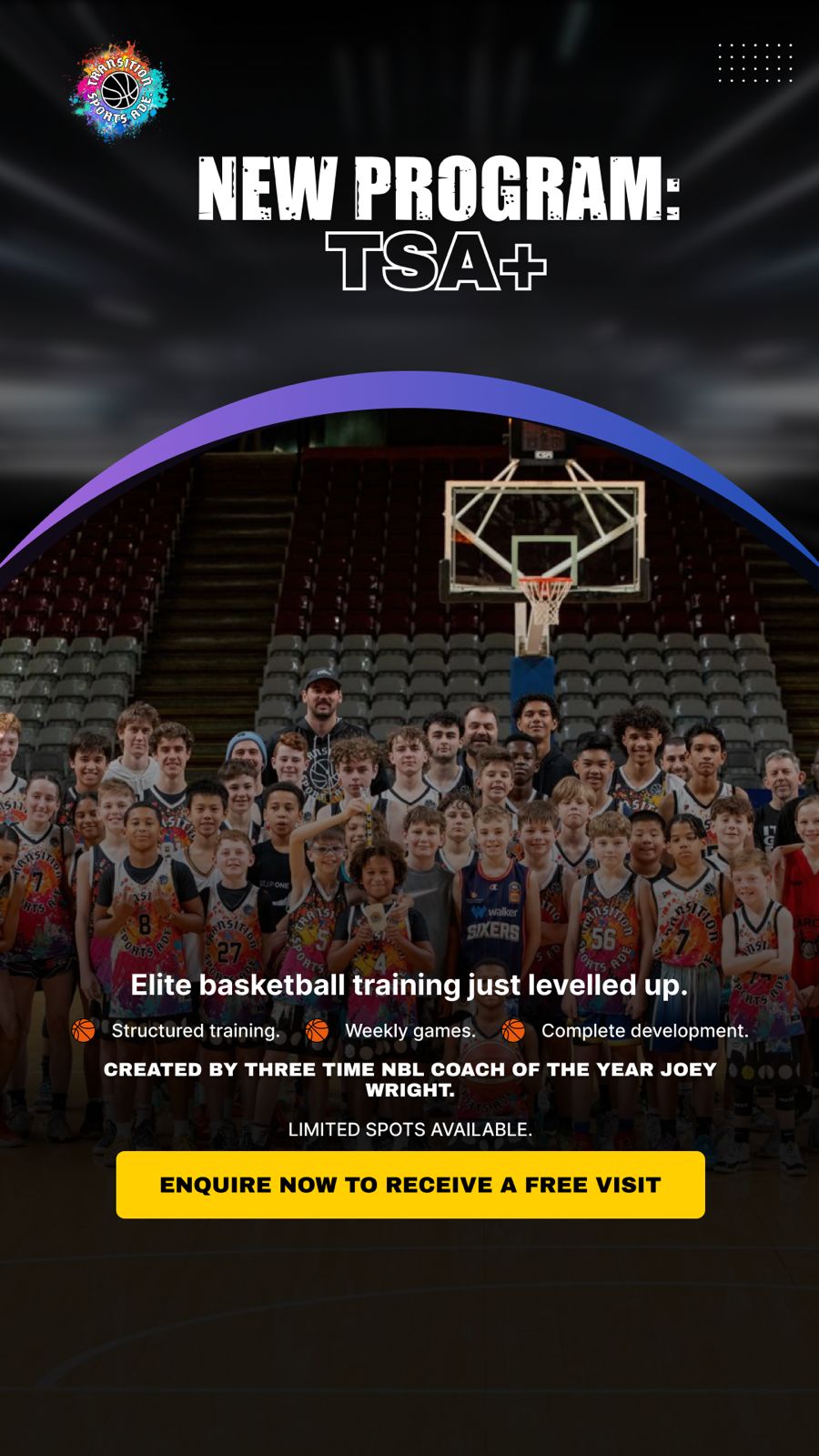 Transition Sports Adelaide Facebook ad from Mar 15, 2026
