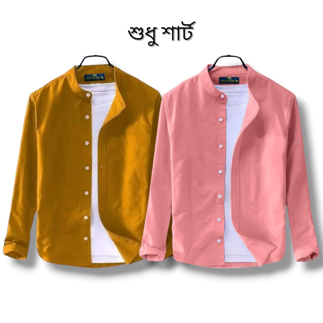 Men's Gallery Facebook ad: 2 পিস শার্ট পাচ্ছেন মাত্র 980 টাকায়।