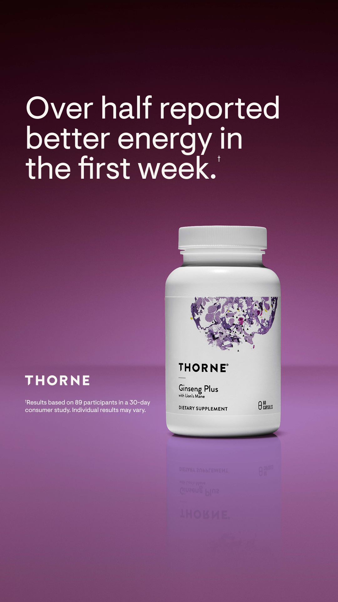 Thorne Facebook ad