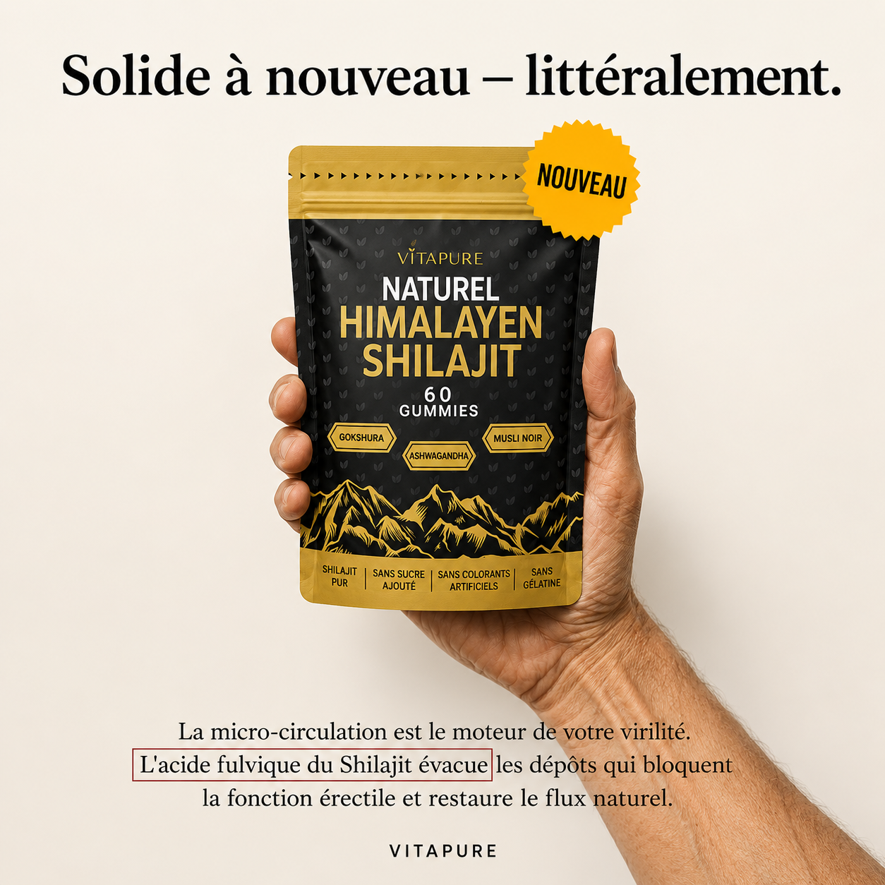 Vitalité France Magazine Facebook ad: Retrouvez vos érections d'avant le diabète