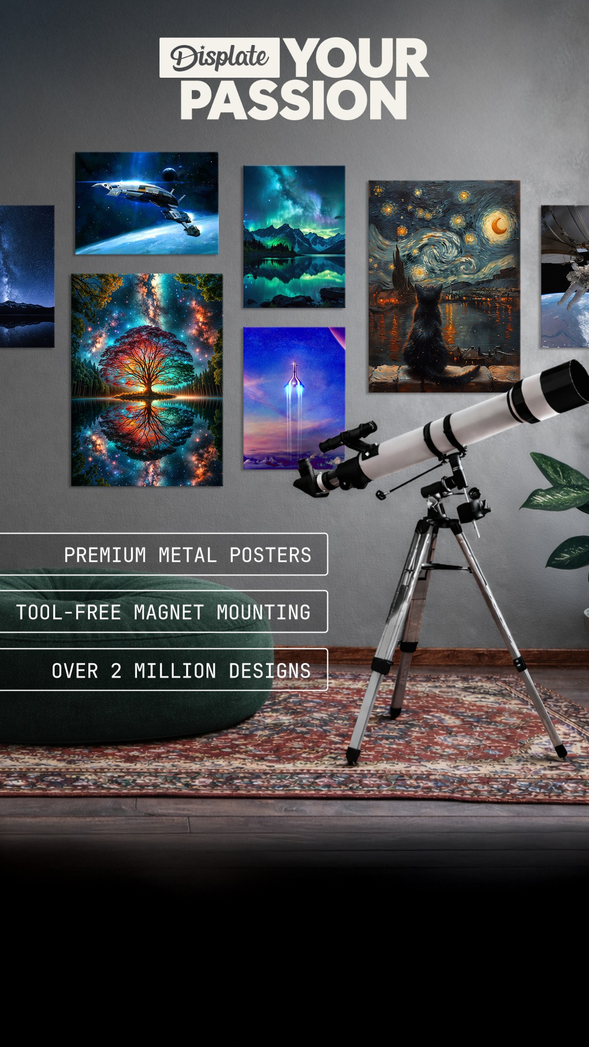 Displate Facebook ad