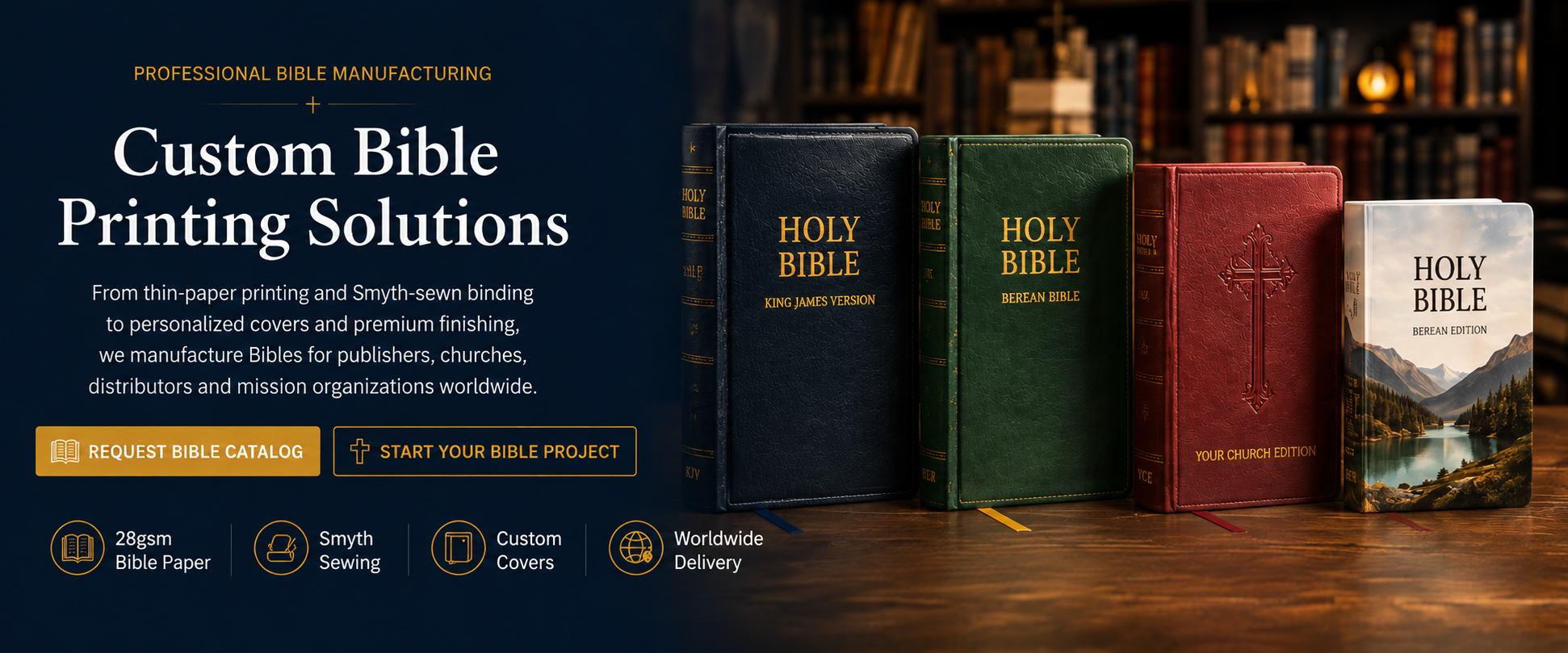Fusheng Bible Manufacturing & Customization Facebook ad