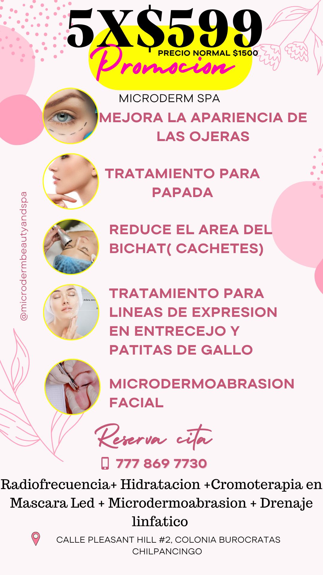 Micrôderm Chilpancingo Facebook ad: ¡APROVECHA NUESTRA SÚPER PROMOCIÓN!