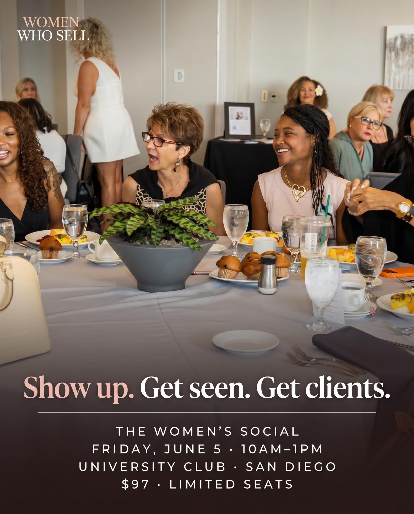 Christi Kendall Facebook ad: THE WOMEN’S SOCIAL, San Diego