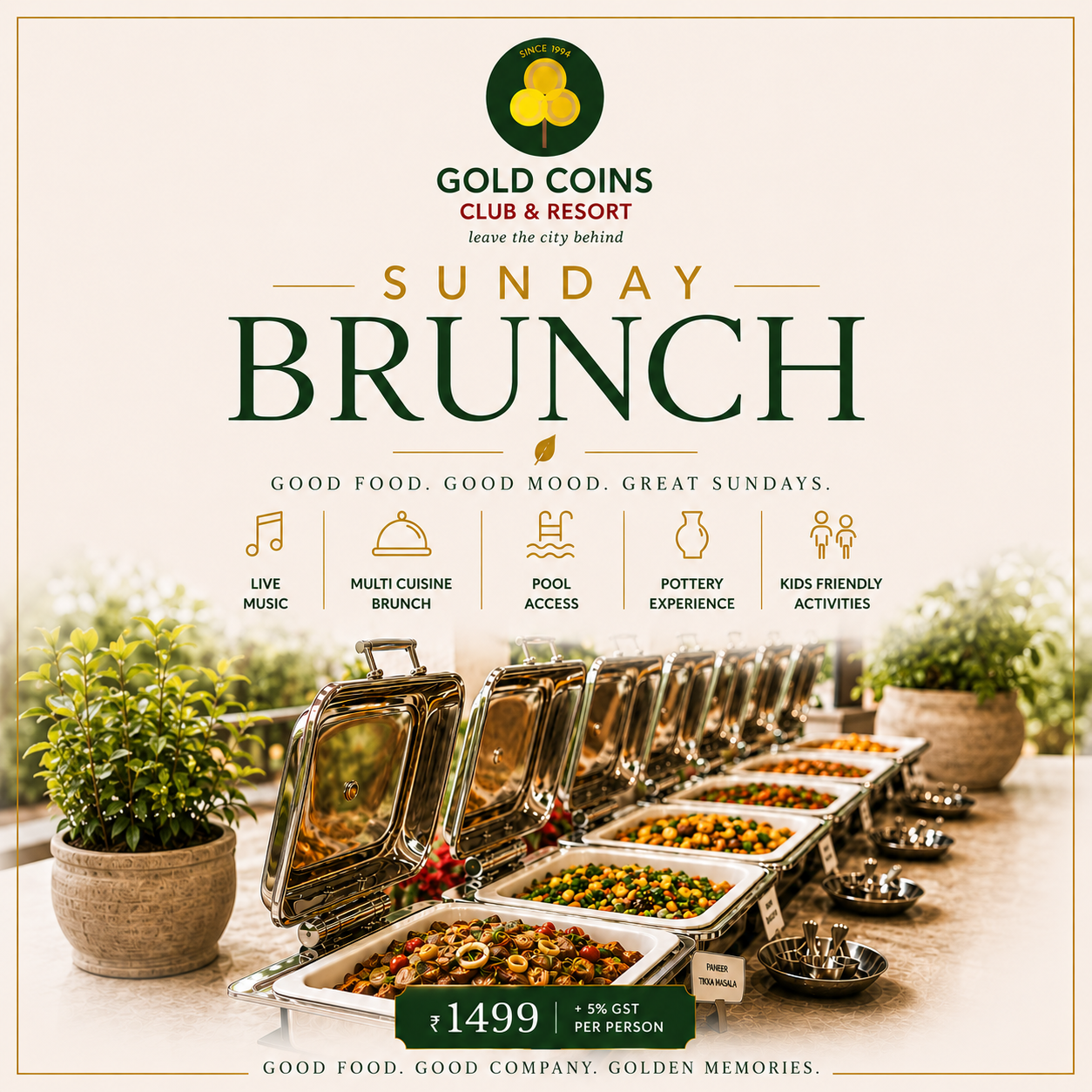 Gold Coins Club & Resort Facebook ad