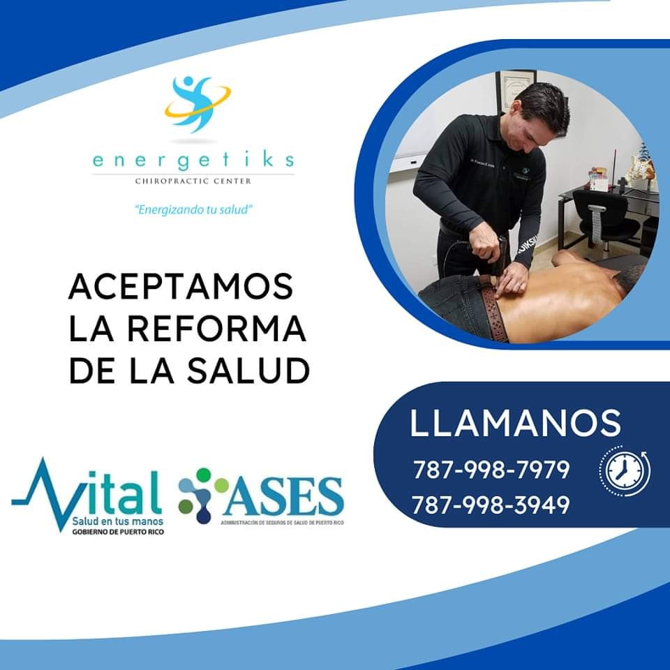 Energetiks Chiropractic Center Facebook ad