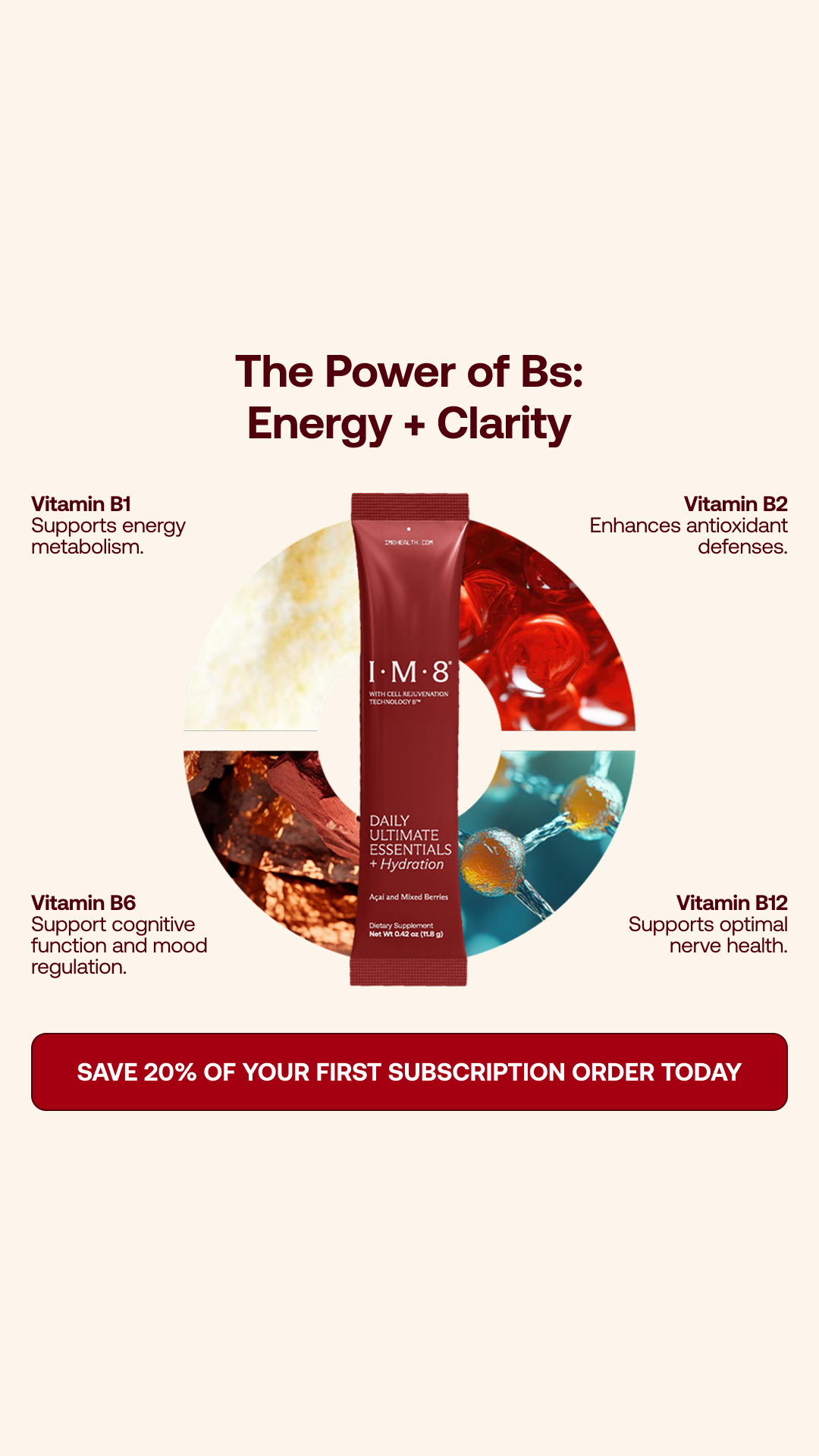 IM8 Health Facebook ad