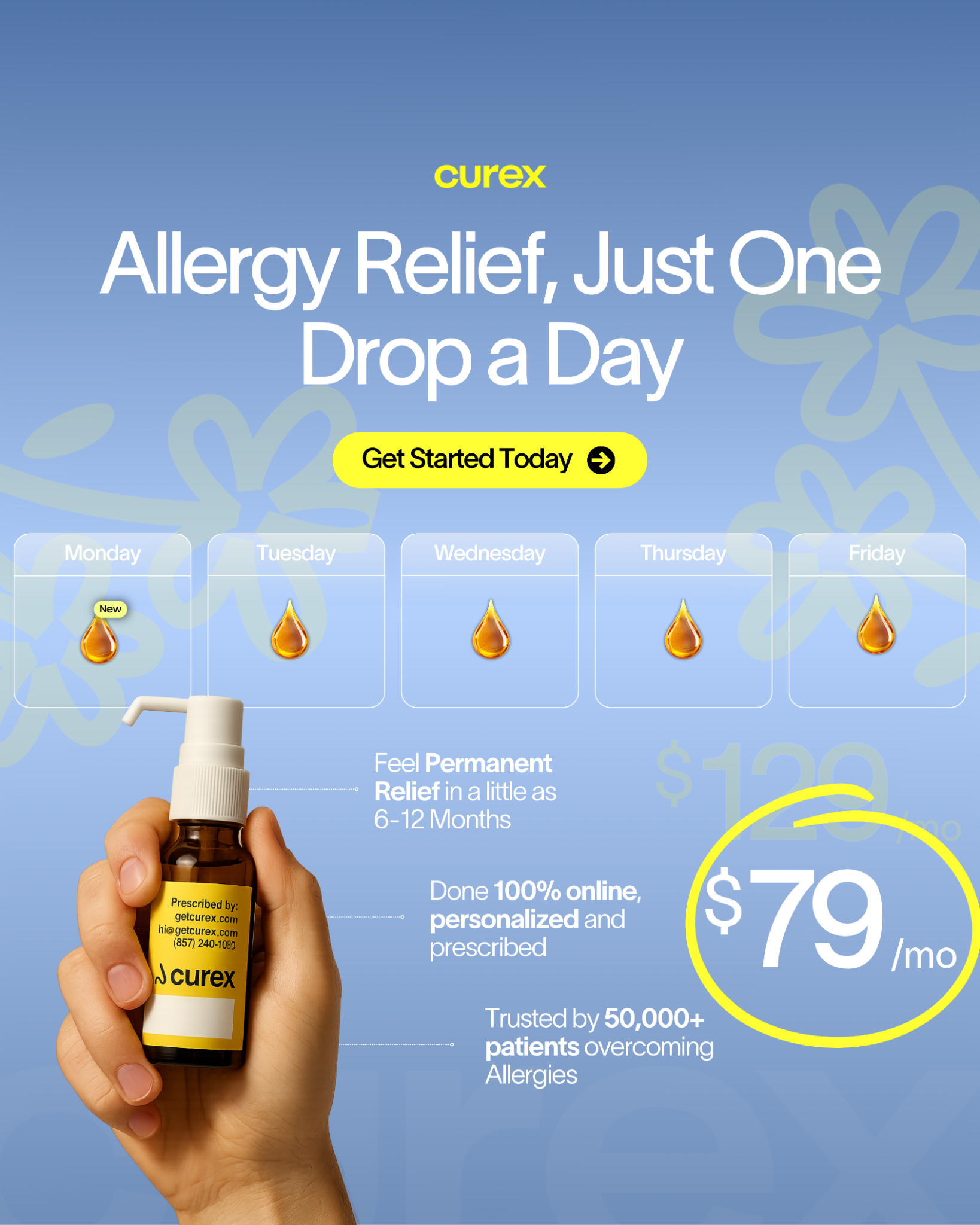 Curex Allergy Facebook ad