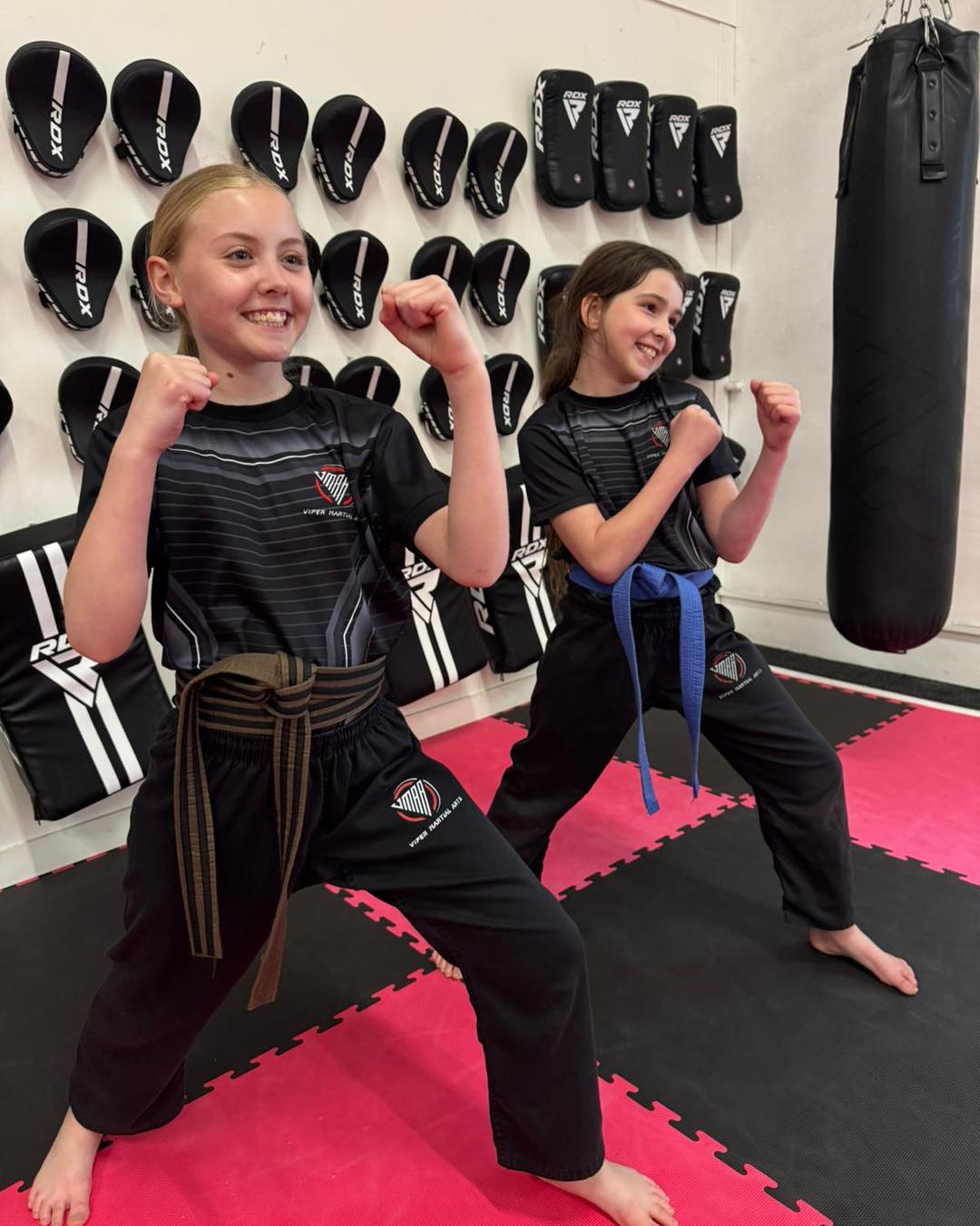Viper Martial Arts Academy Facebook ad: GIRLS CAN KICK START THEIR CONFIDENCE WITH KARATE…