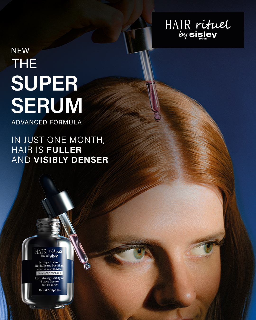Hair Rituel by Sisley Facebook ad: 76% Thicker Hair