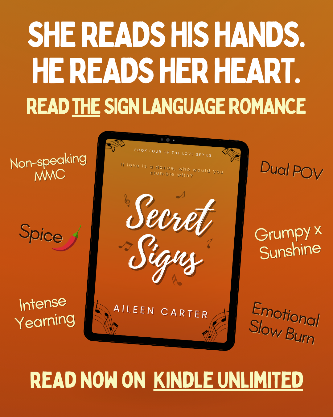 Aileen Carter Facebook ad: Meet your new favorite yearning book boyfriend!