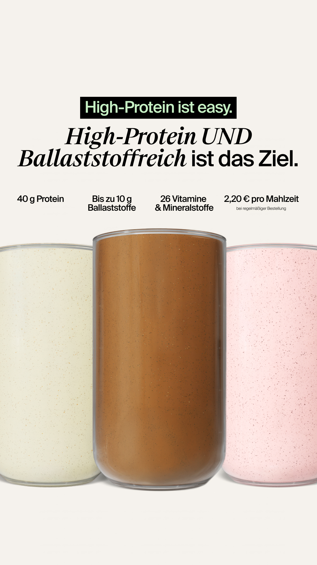 Huel Facebook ad