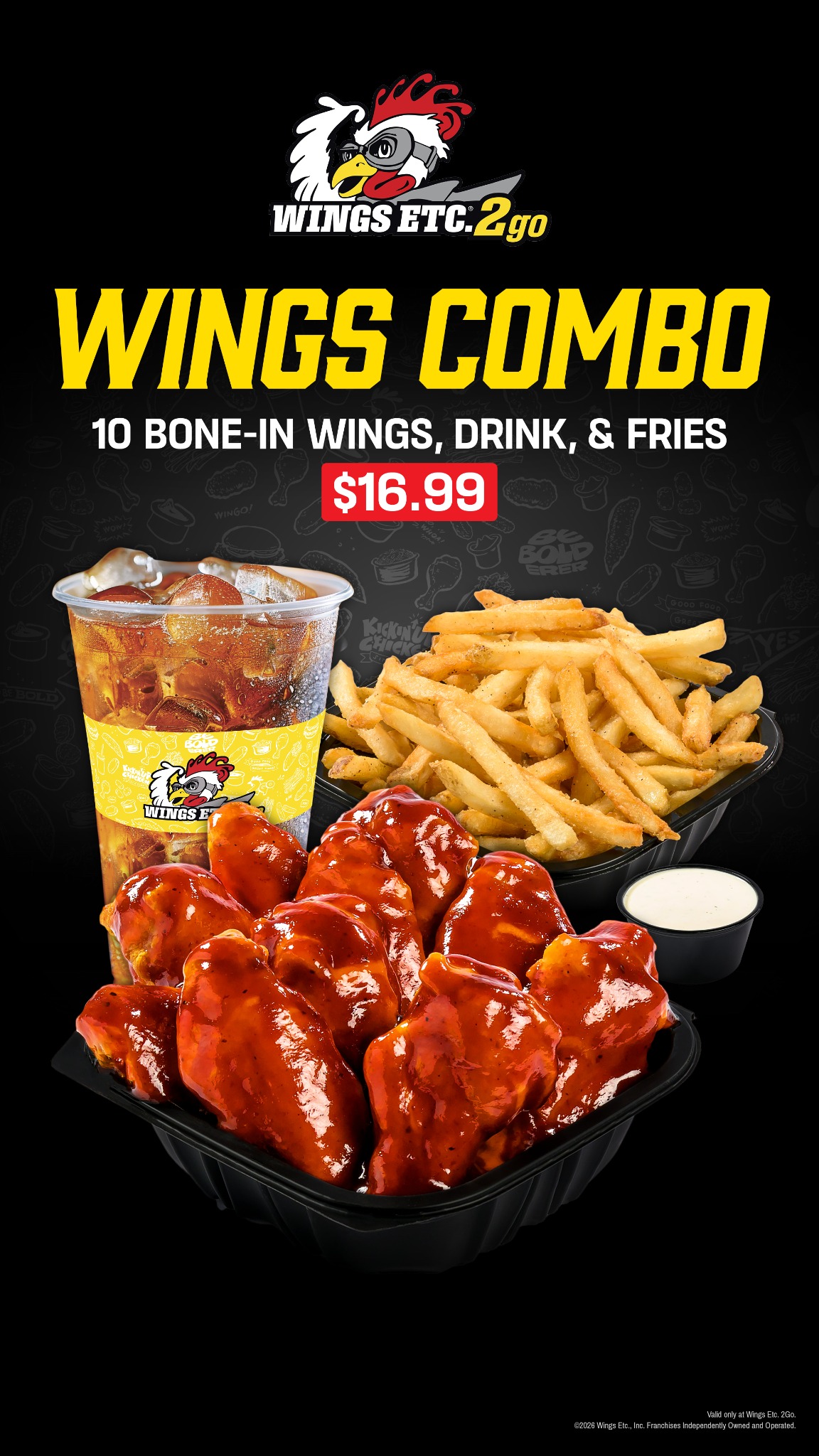 Wings Etc. Facebook ad