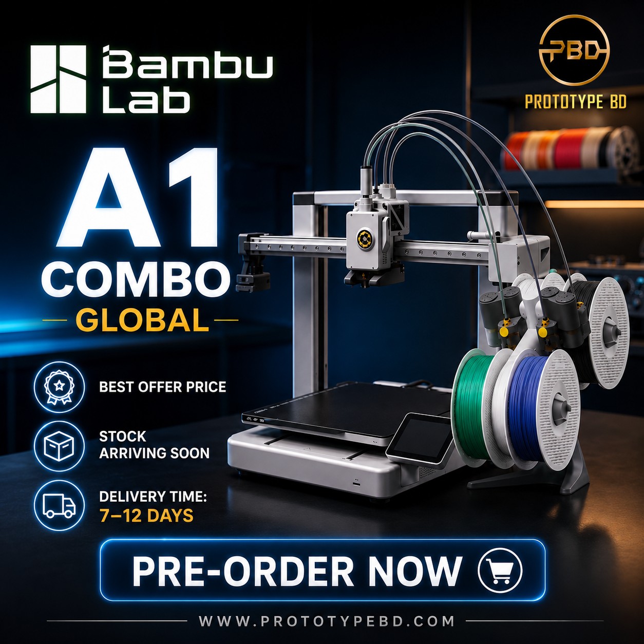 Prototype BD - 3D Printing , Designing & CNC cutting Services in Bangladesh Facebook ad