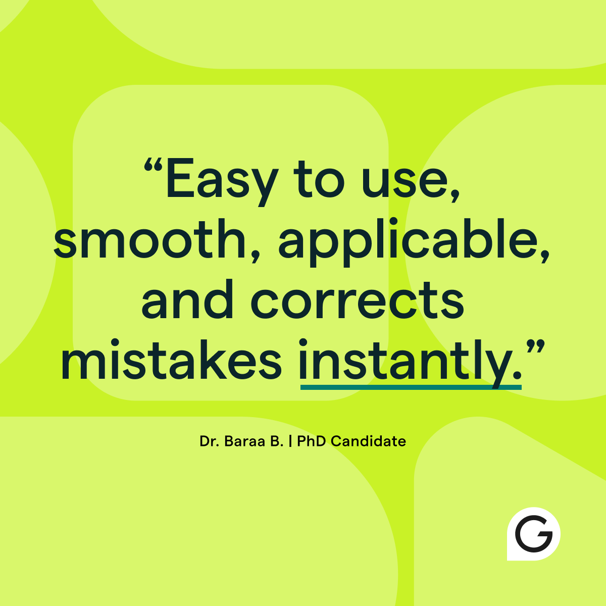 Grammarly Facebook ad