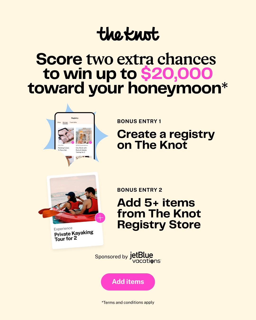 The Knot Facebook ad