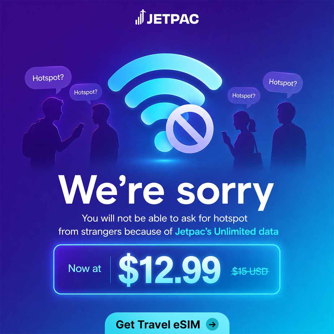 Jetpac Facebook ad