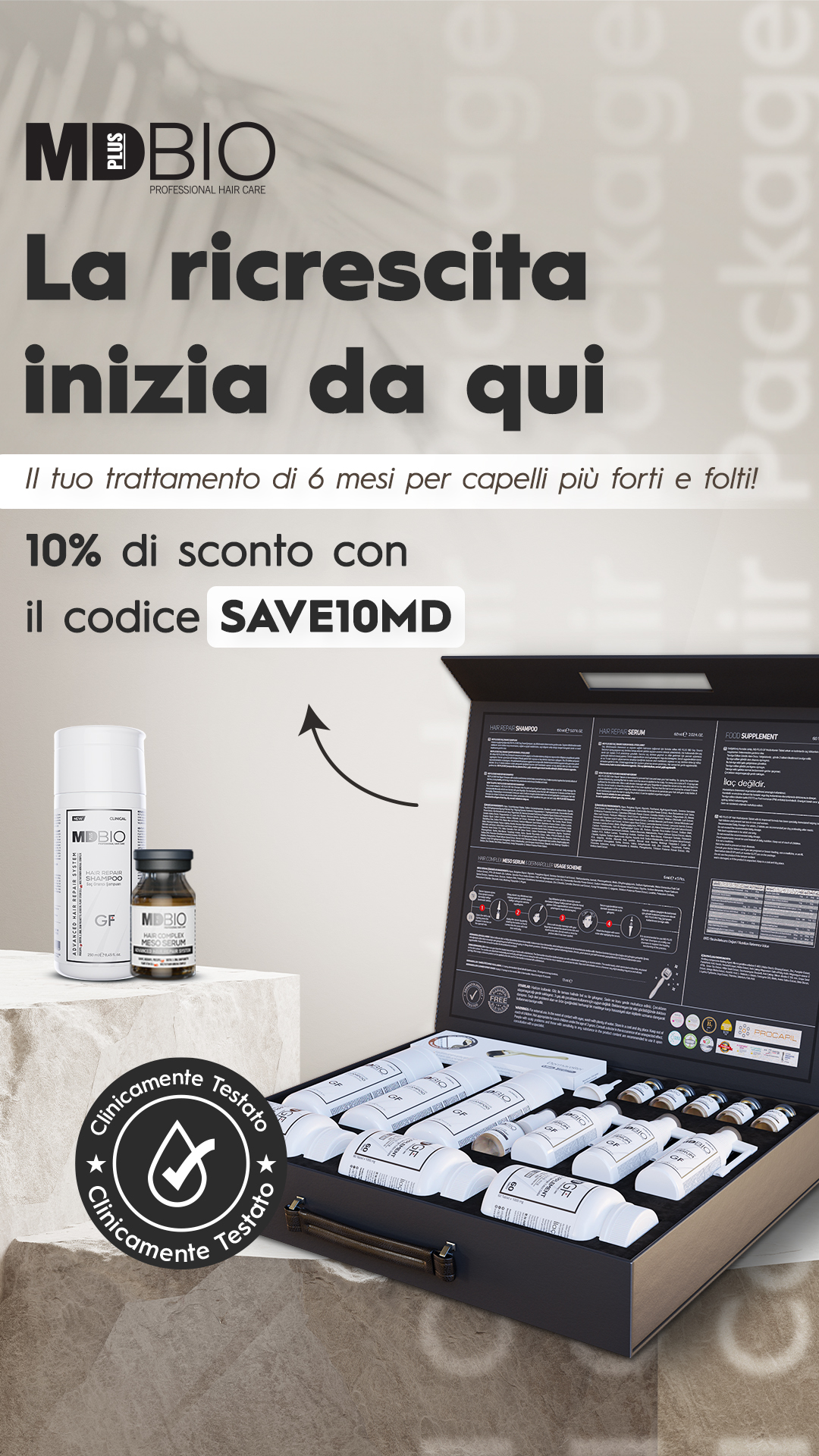 MD Plus Bio Professional Hair Care Facebook ad