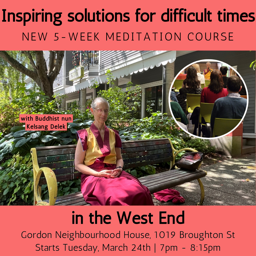 Kadampa Meditation Centre Vancouver Facebook ad from Mar 3, 2026