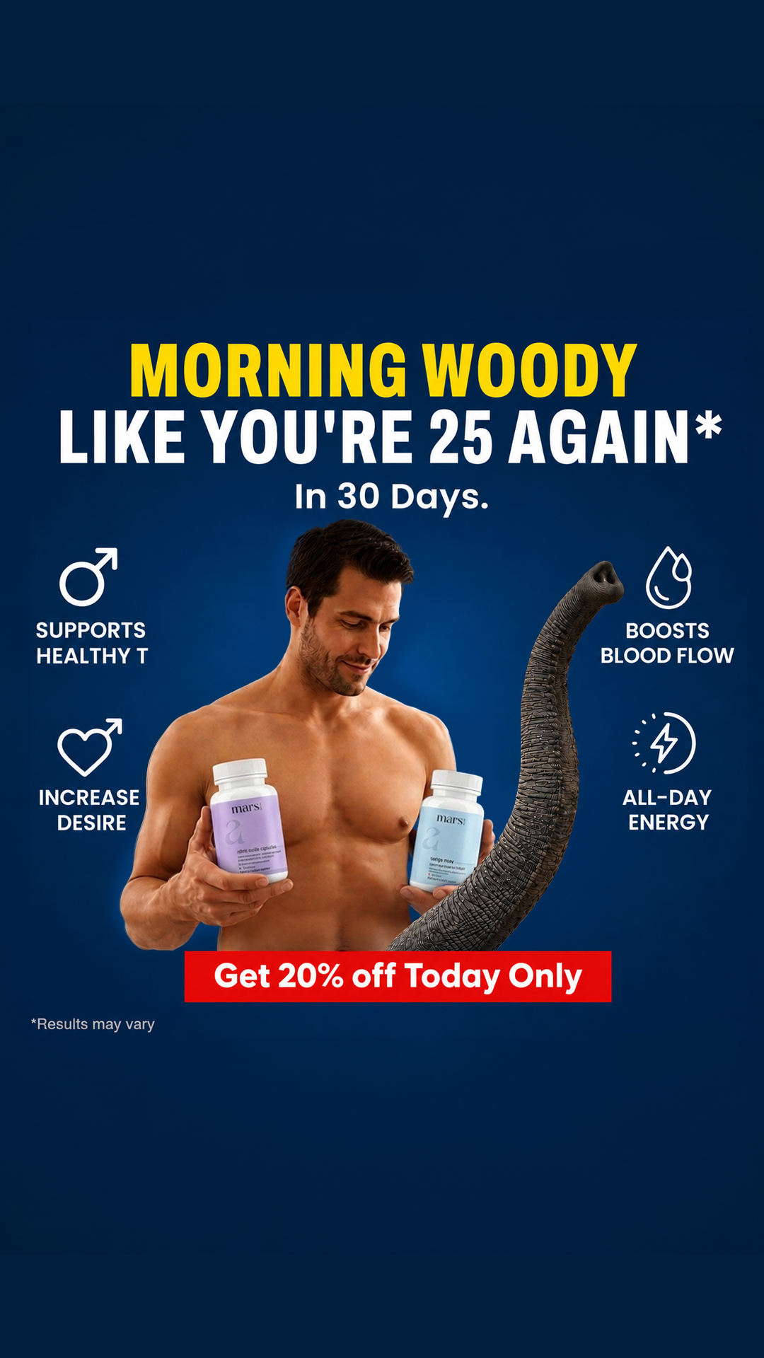 Mars Supplements Lab Facebook ad from Jul 28, 2026