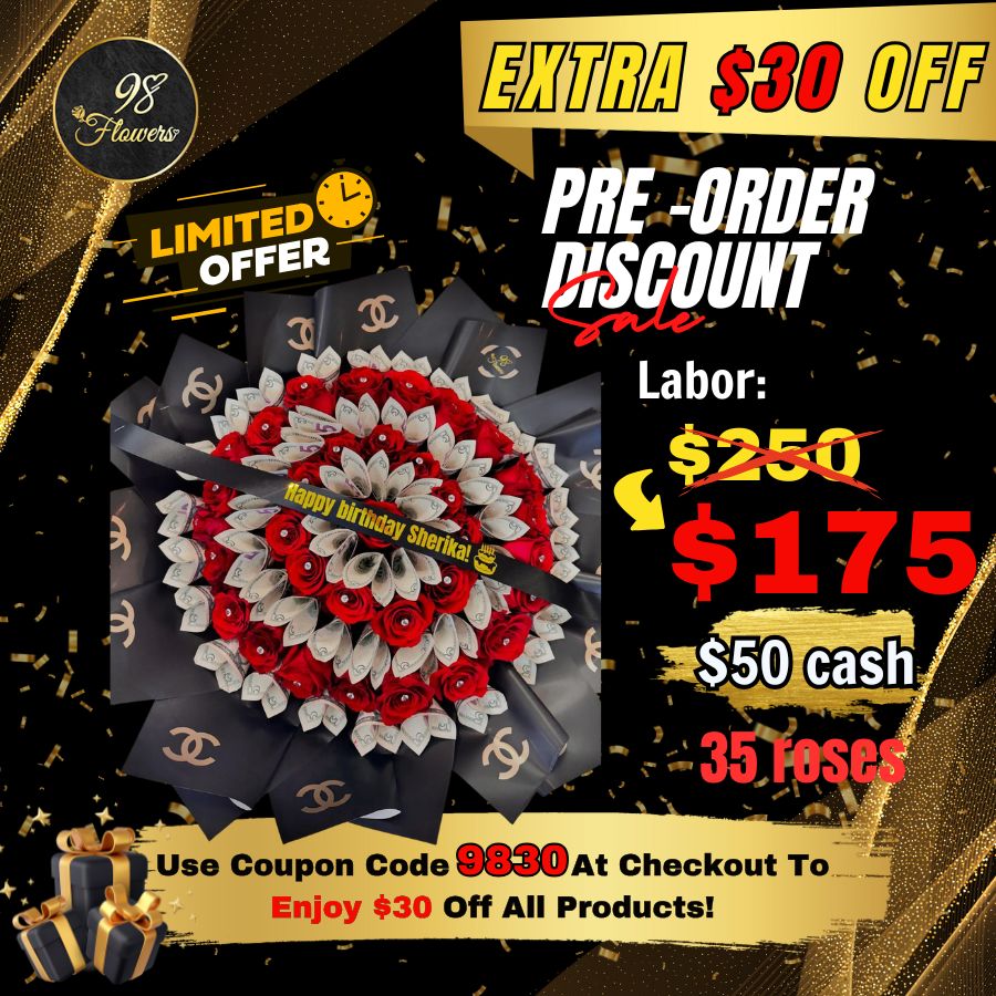 98 Flowers Facebook ad