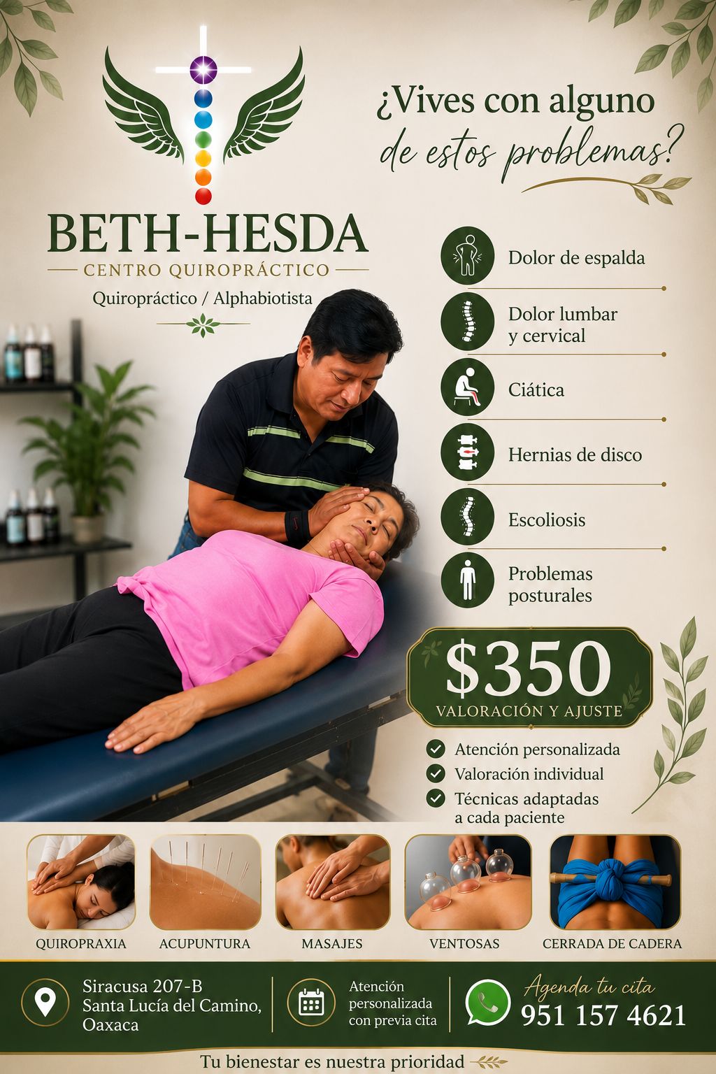 BETH HESDA Facebook ad: ¡Vive sin Dolor!