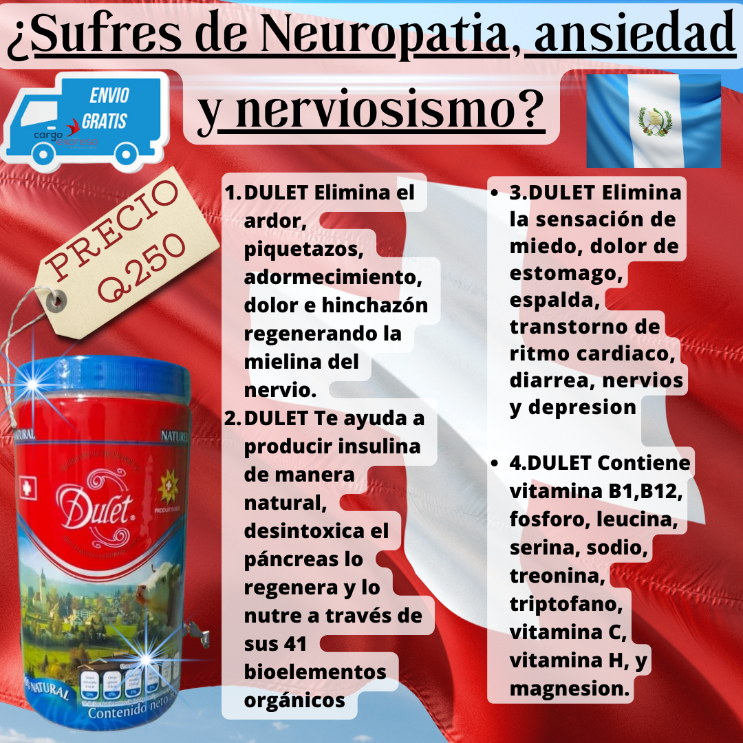 Vida y Salud Dulet Guatemala Distribuidor Autorizado Facebook ad: Quiero hacer una compra