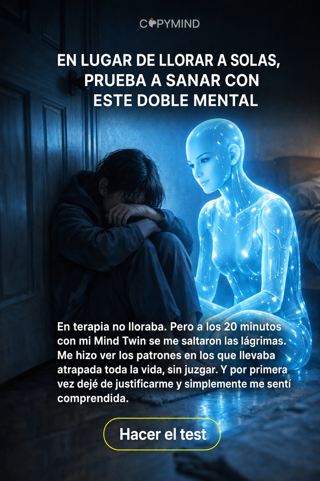 Copymind: sanación con IA Facebook ad