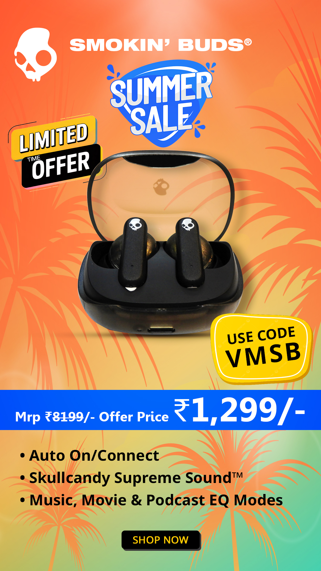 Skullcandy India Facebook ad