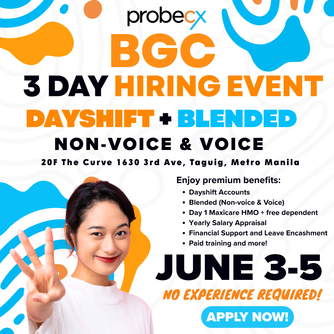 Probe CX Philippines Facebook ad