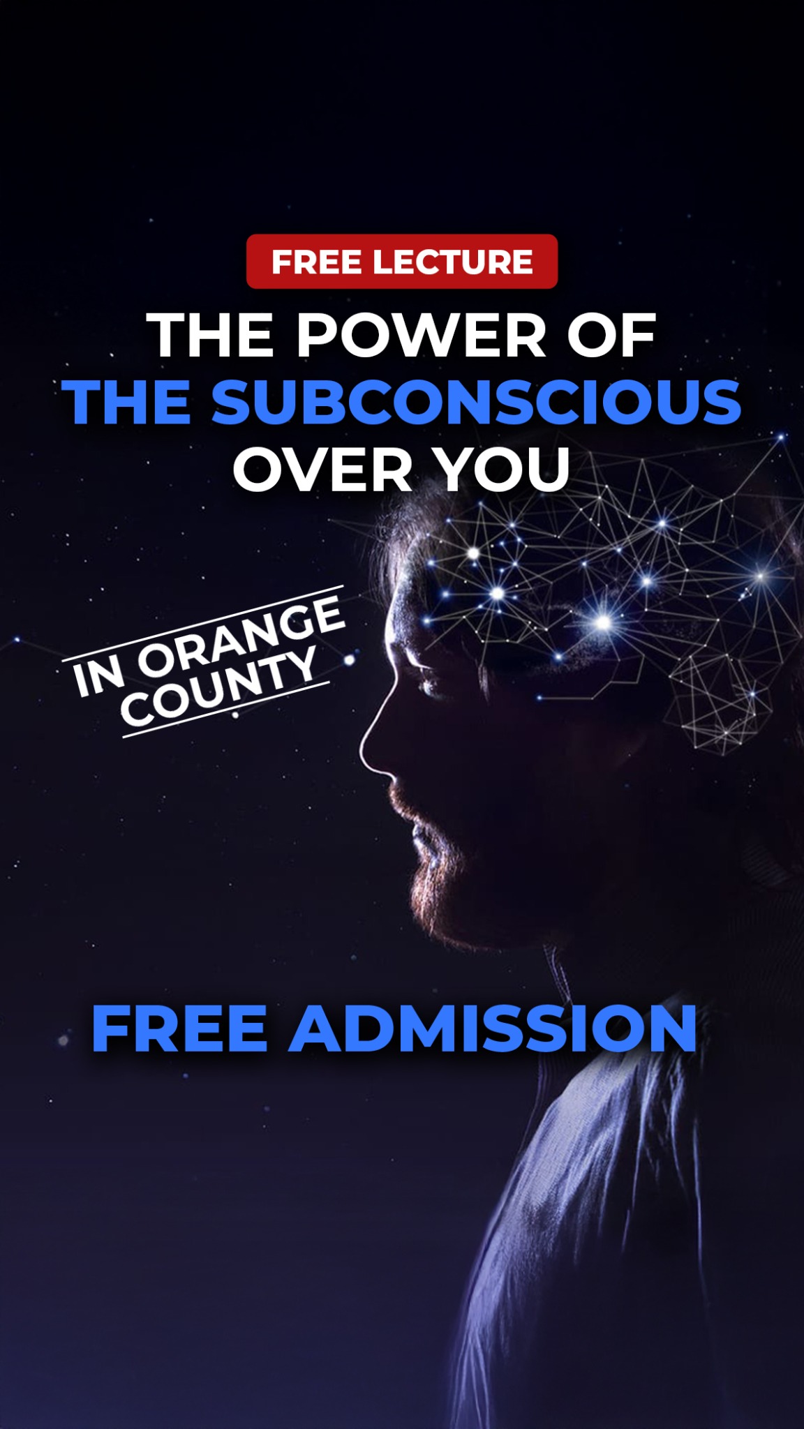 The Power of the Subconscious Mind Orange County Facebook ad from Aug 19, 2025
