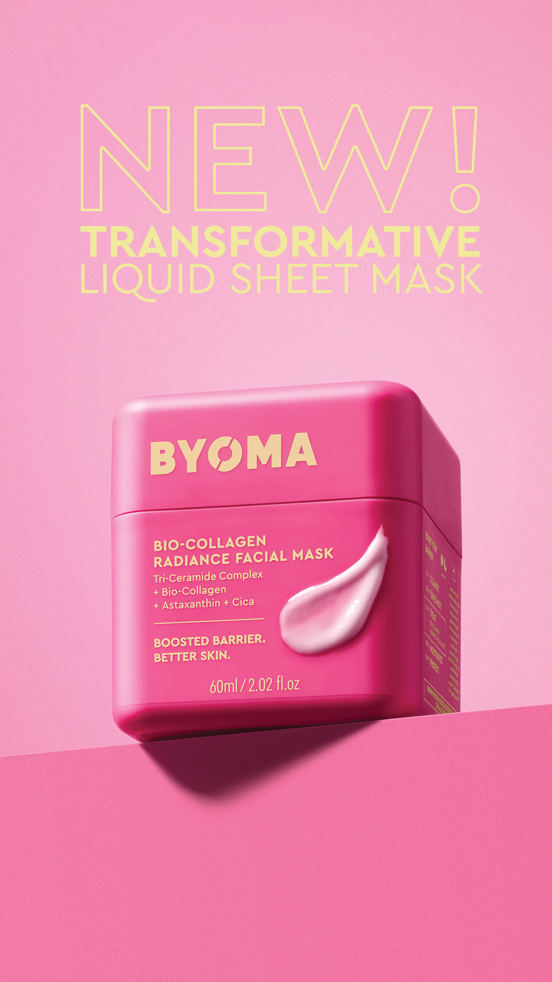 BYOMA Facebook ad from Feb 19, 2026