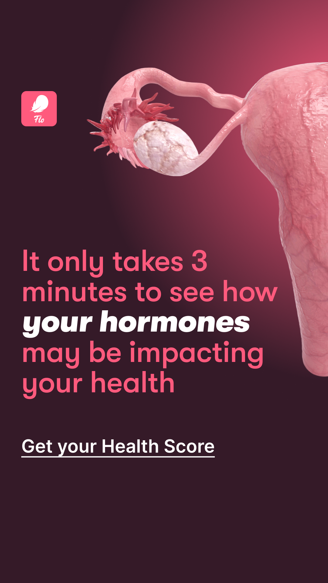 Flo Period Tracker App Facebook ad
