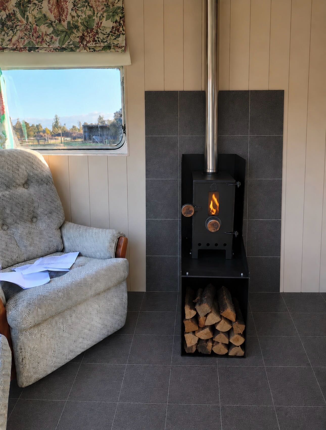Benjineering Facebook ad: Handmade Wood Fires Built in New Zealand