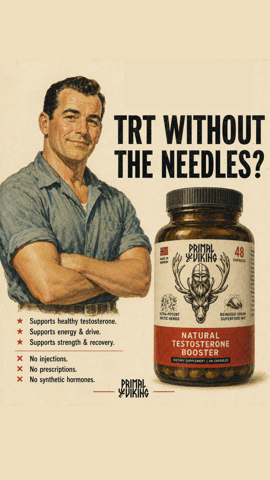 Primal Viking Facebook ad