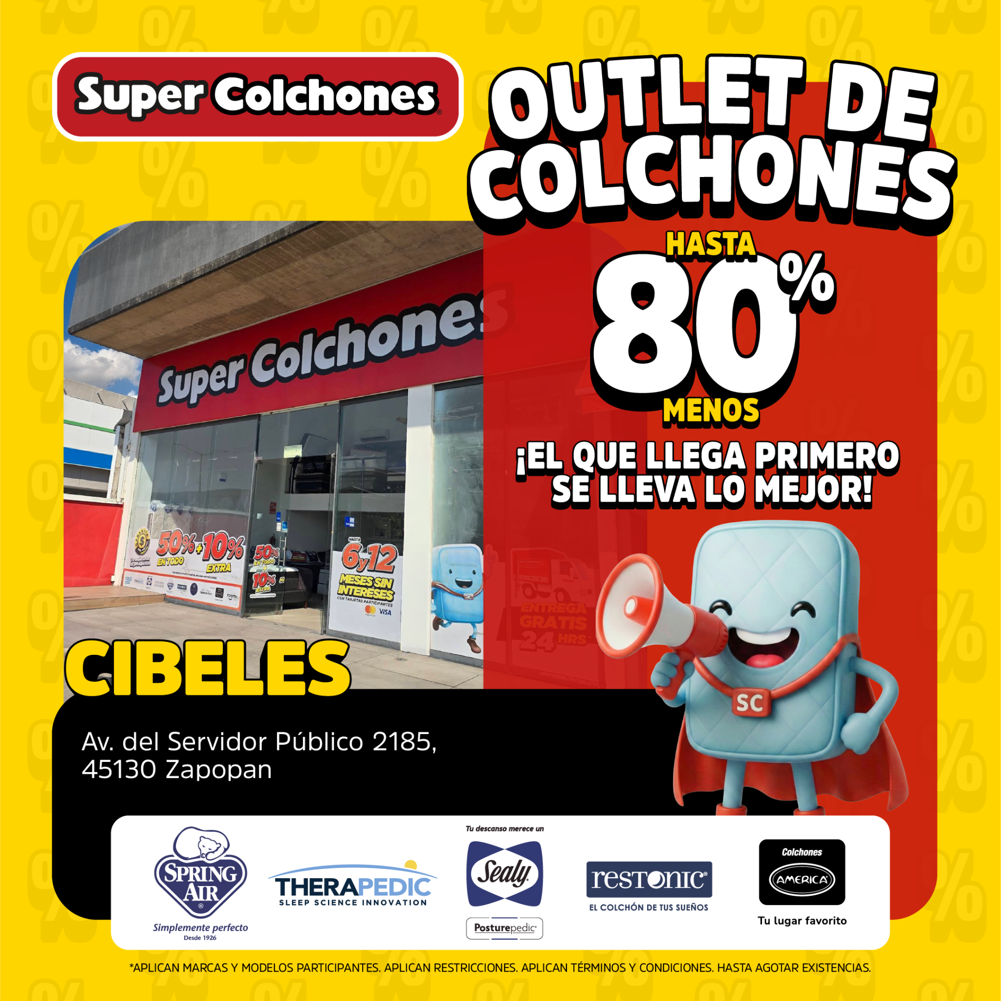 Super Colchones Pacífico Facebook ad