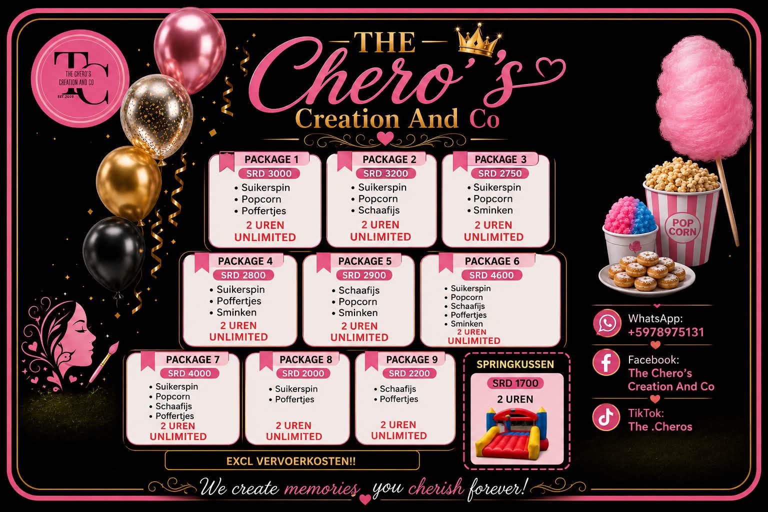 The Chero's Creation And Co Facebook ad: Hallo The Chero’s family