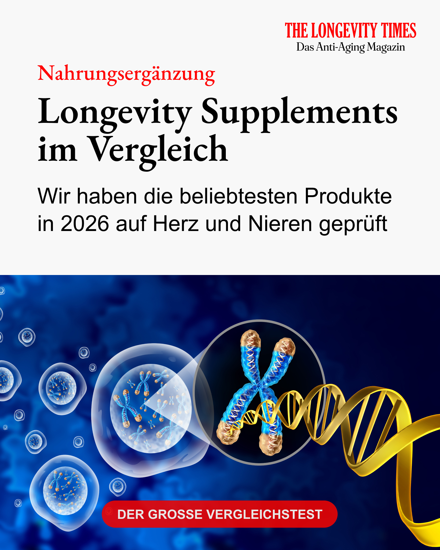 THE LONGEVITY TIMES: Das Anti-Aging Magazin Facebook ad