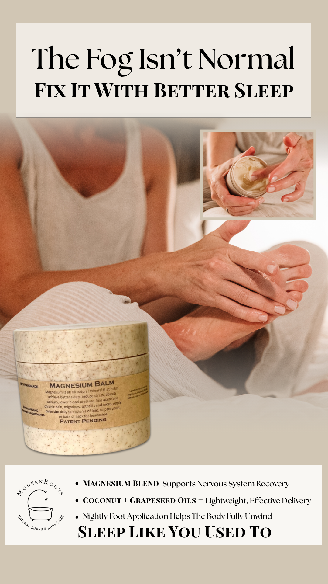 ModernRoots Natural Soaps & Body Care Facebook ad