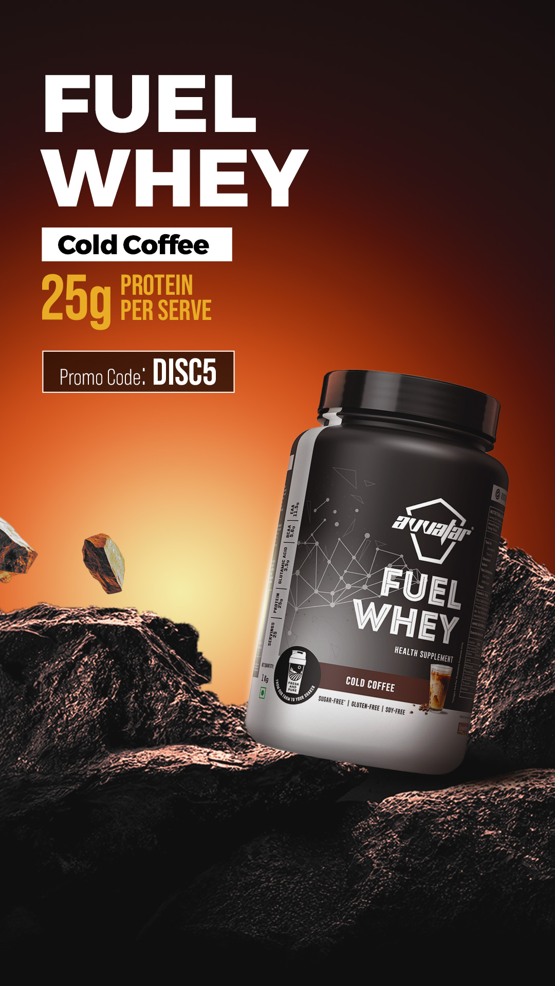 Avvatar Sports Nutrition Facebook ad