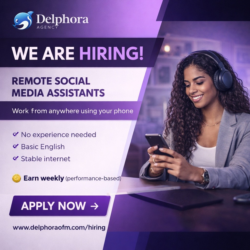Delphora Agency Facebook ad: Delphora - Hiring Virtual Assistants