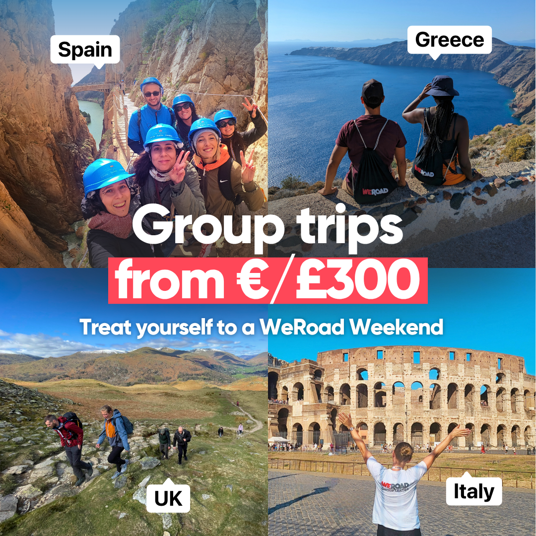 WeRoad Travel Facebook ad