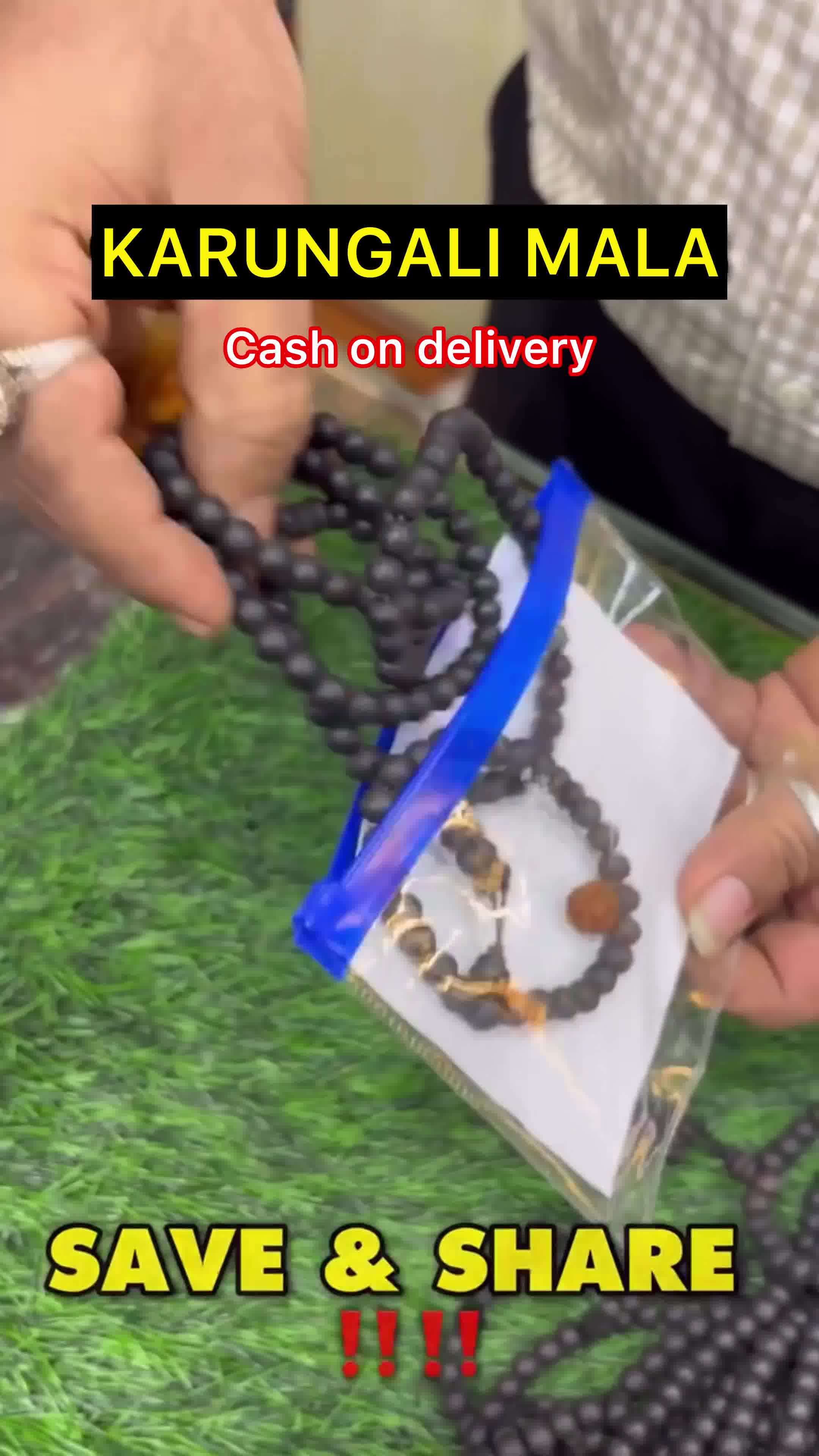 Tiara jewels Facebook ad: 108 Beads Karungali Mala Govt. Certified