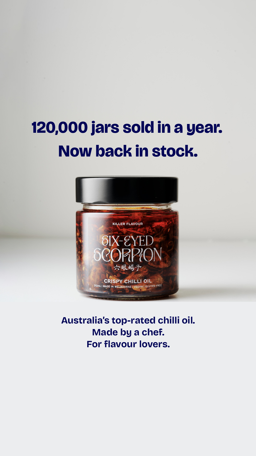 Six-Eyed Scorpion Facebook ad