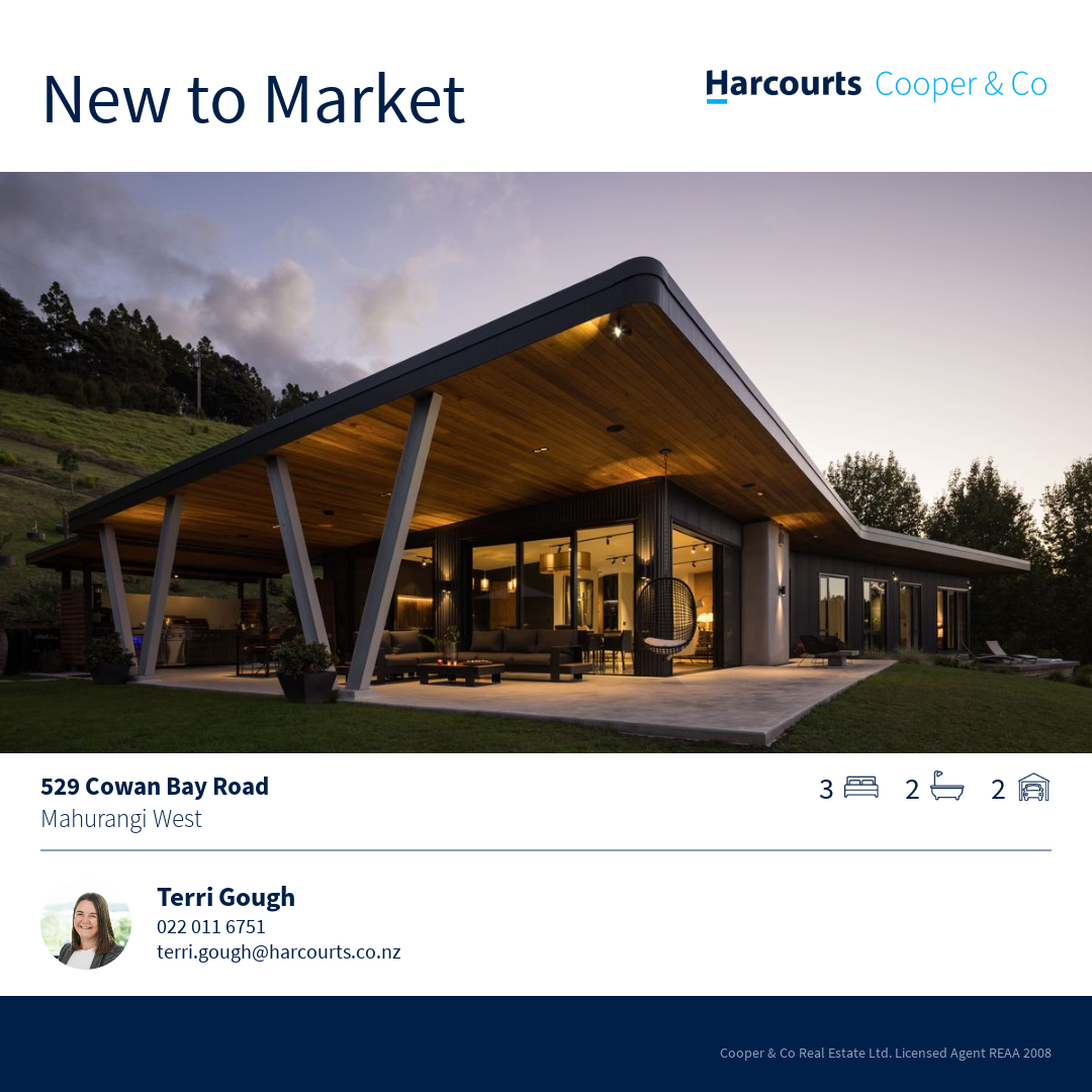 Harcourts Cooper & Co Real Estate Facebook ad