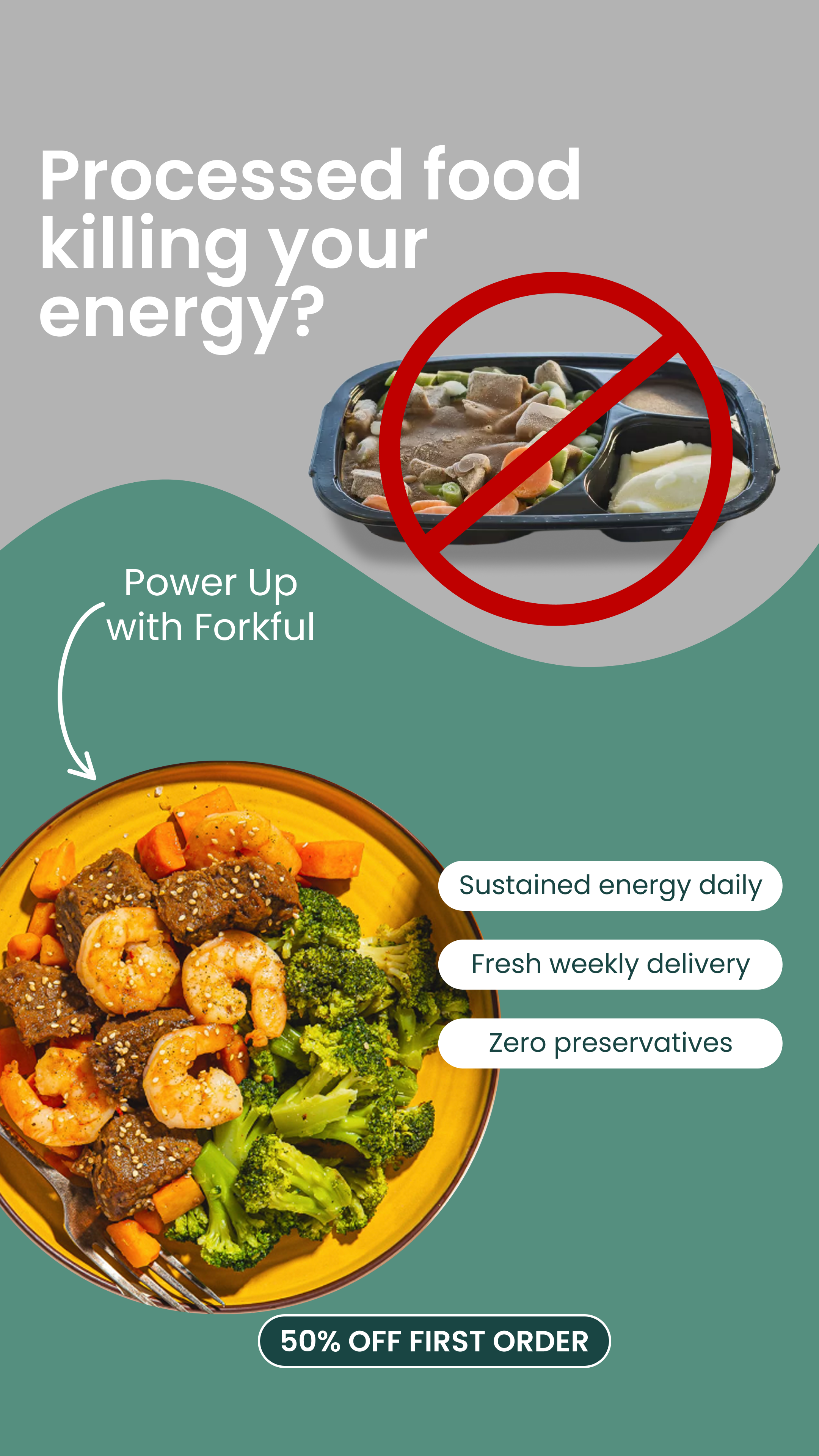 Forkful Meals Facebook ad